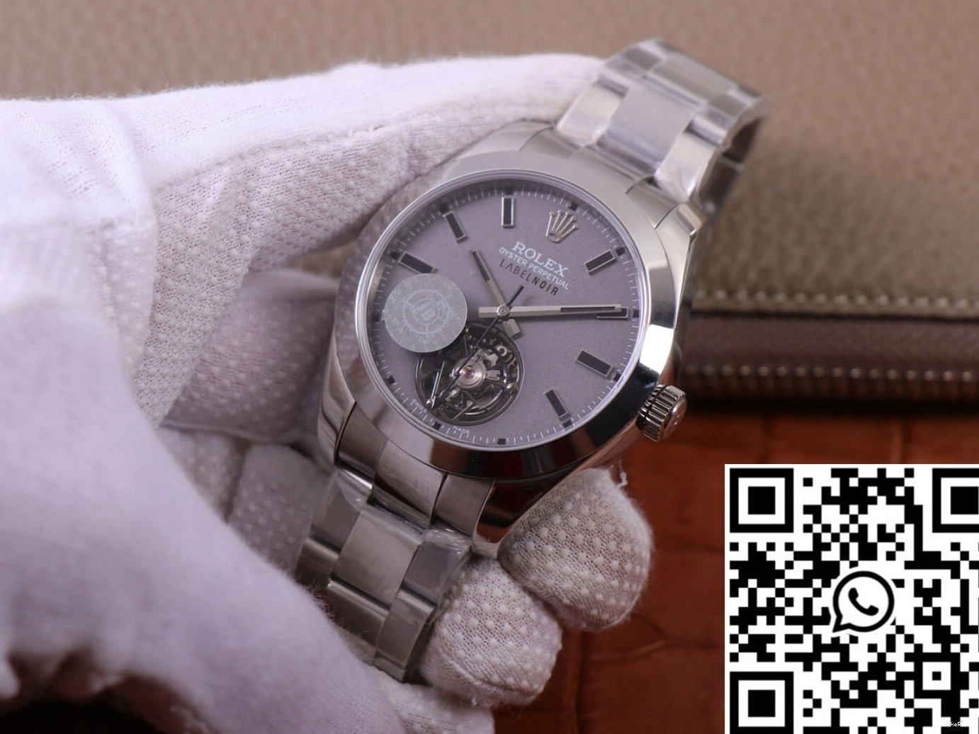 JB watch Label Milgauss Noir 116400 case Replica Factory Design Base LNT01HS-001 Silver Rolex 1126